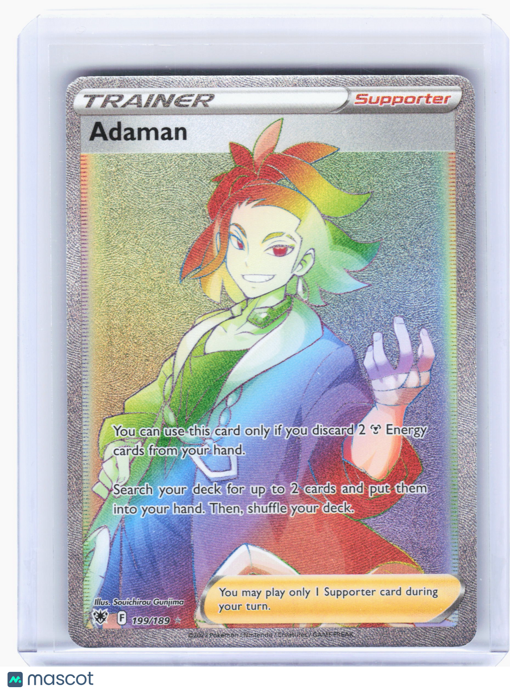2022 Pokemon—Adaman #199 Astral Radiance—Secret Rare Rainbow