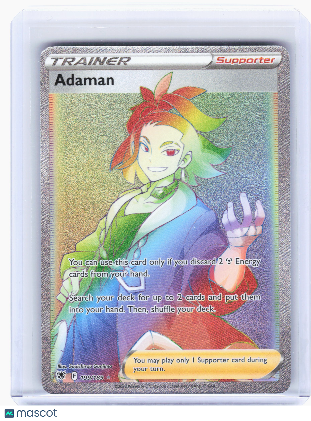 2022 Pokemon—Adaman #199 Astral Radiance—Secret Rare Rainbow