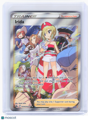2023 Pokemon—Irida #GG63 Crown Zenith: Galarian Gallery—Ultra Rare Holo