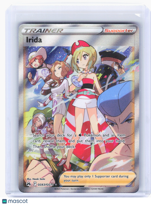 2023 Pokemon—Irida #GG63 Crown Zenith: Galarian Gallery—Ultra Rare Holo