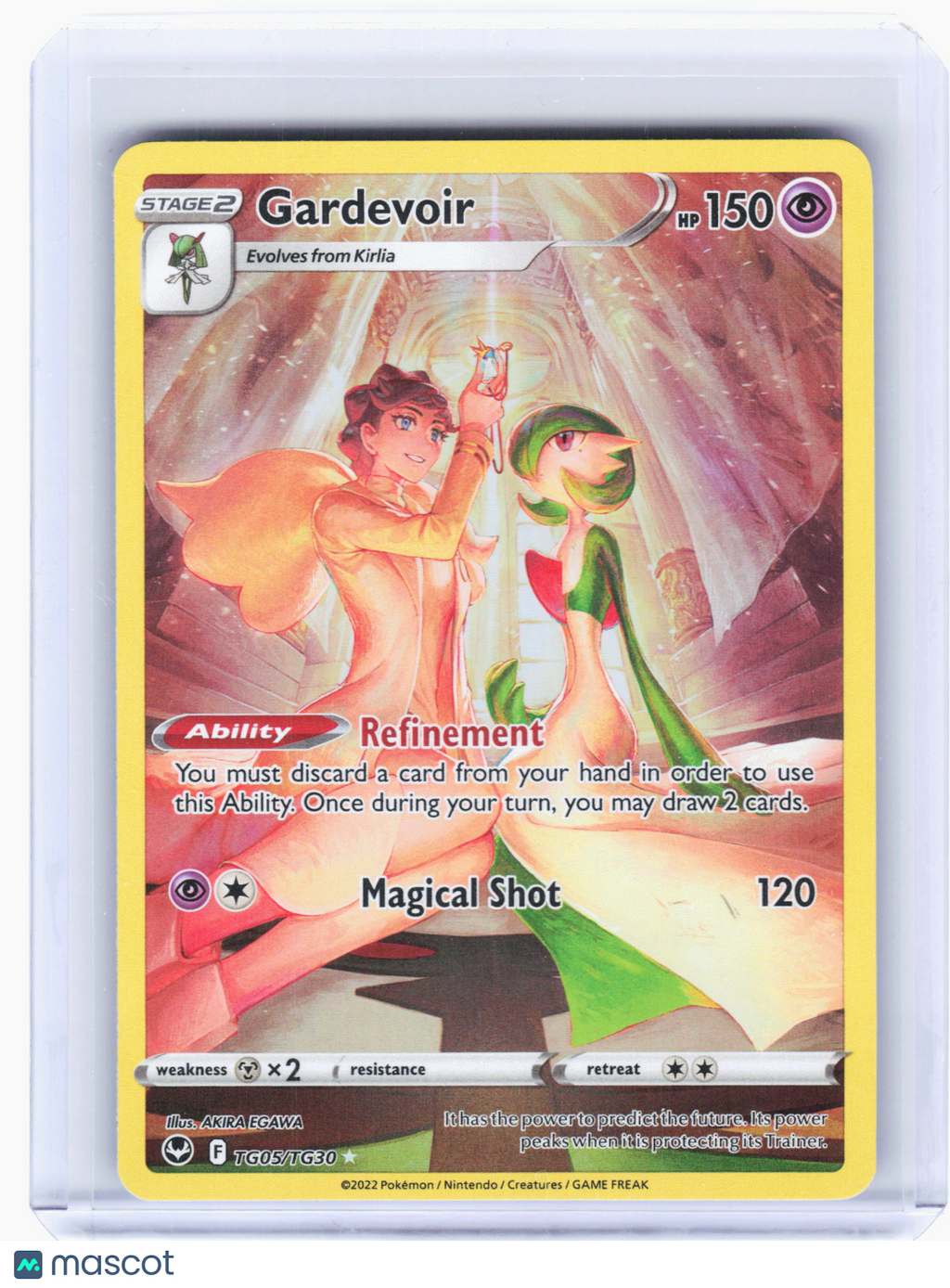 2022 Pokemon—Gardevoir #TG05 Silver Tempest Trainer Gallery—Ultra Rare Holo [LP]