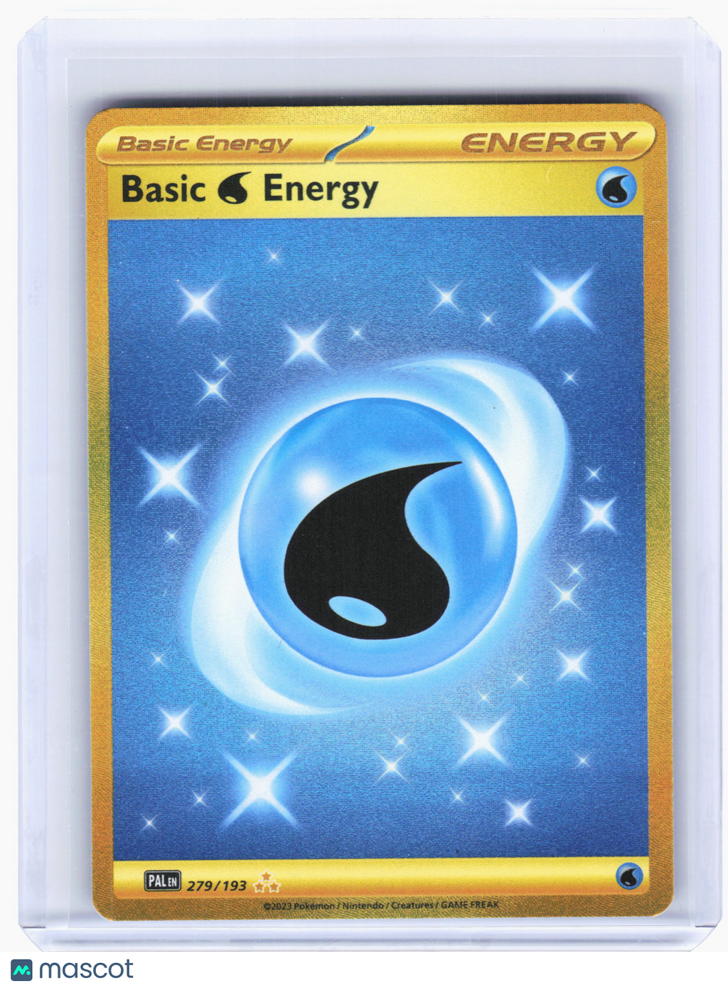 2023 Pokemon—Basic Water Energy #279 Paldea Evolved—Hyper Rare Holo [MP]