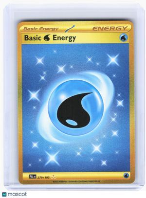 2023 Pokemon—Basic Water Energy #279 Paldea Evolved—Hyper Rare Holo [MP]