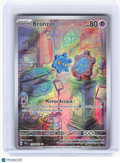 2024 Pokemon—Bronzor #170 Temporal Forces—Illustration Rare Holo