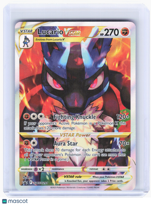 2023 Pokemon—Lucario VSTAR #SWSH291 Sword & Shield—Black Star Promo Holo