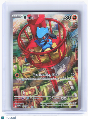 2025 Pokemon—Riolu #010 Mega Evolution Promo—Black Star Promo Holo