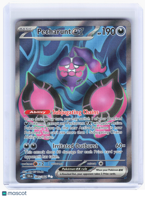2024 Pokemon—Pecharunt ex #85 Shrouded Fable—Ultra Rare Holo