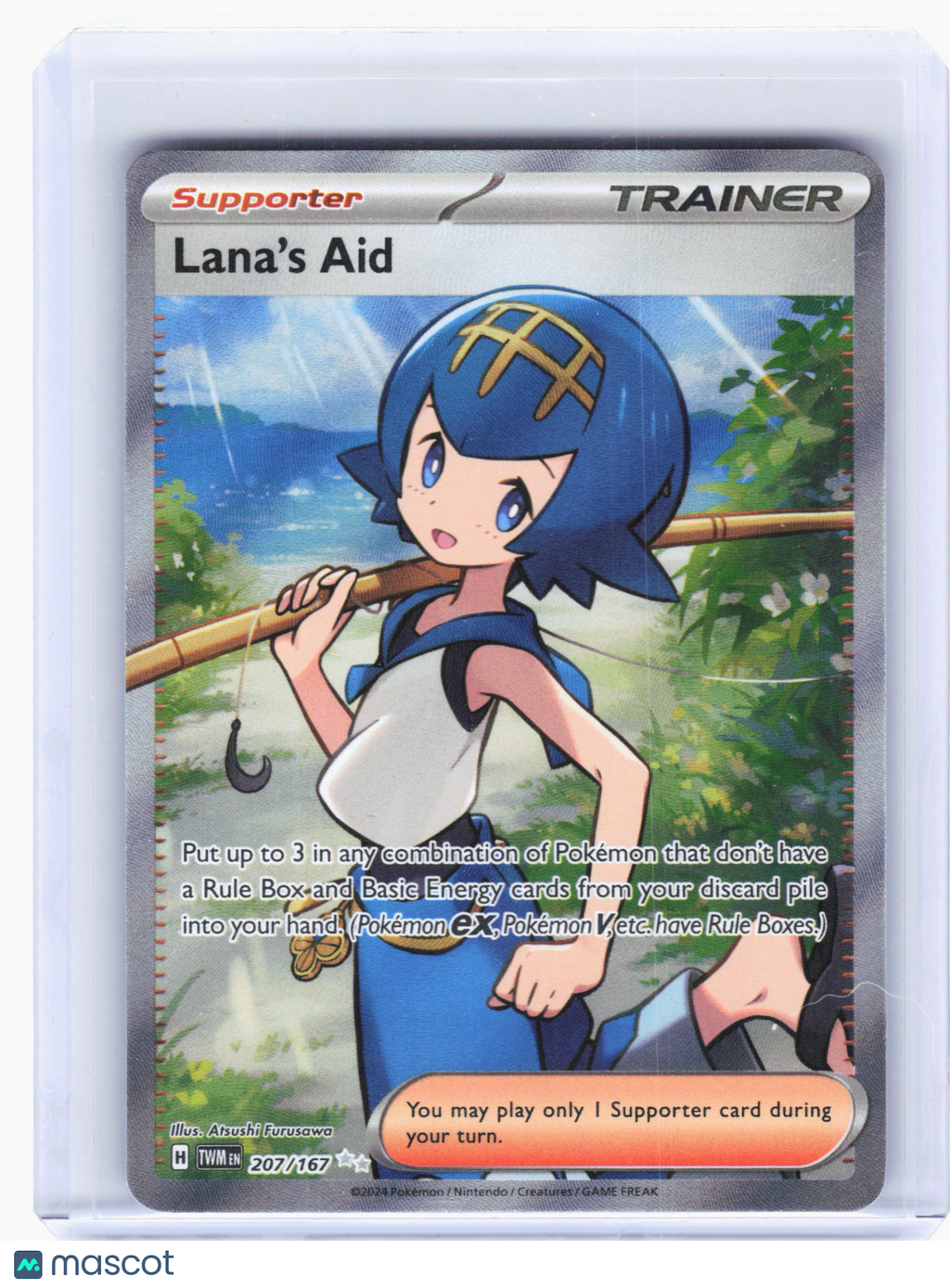 2024 Pokemon—Lana's Aid #207 Twilight Masquerade—Ultra Rare Holo