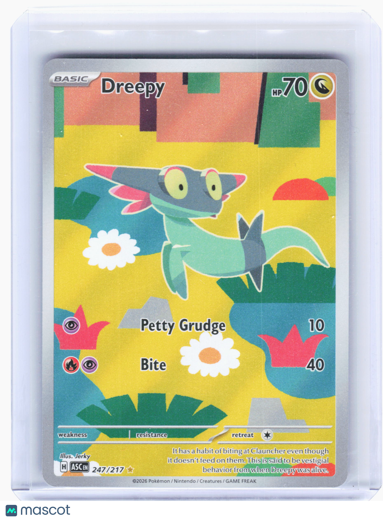 2026 Pokemon—Dreepy #247 Ascended Heroes—Illustration Rare Holo