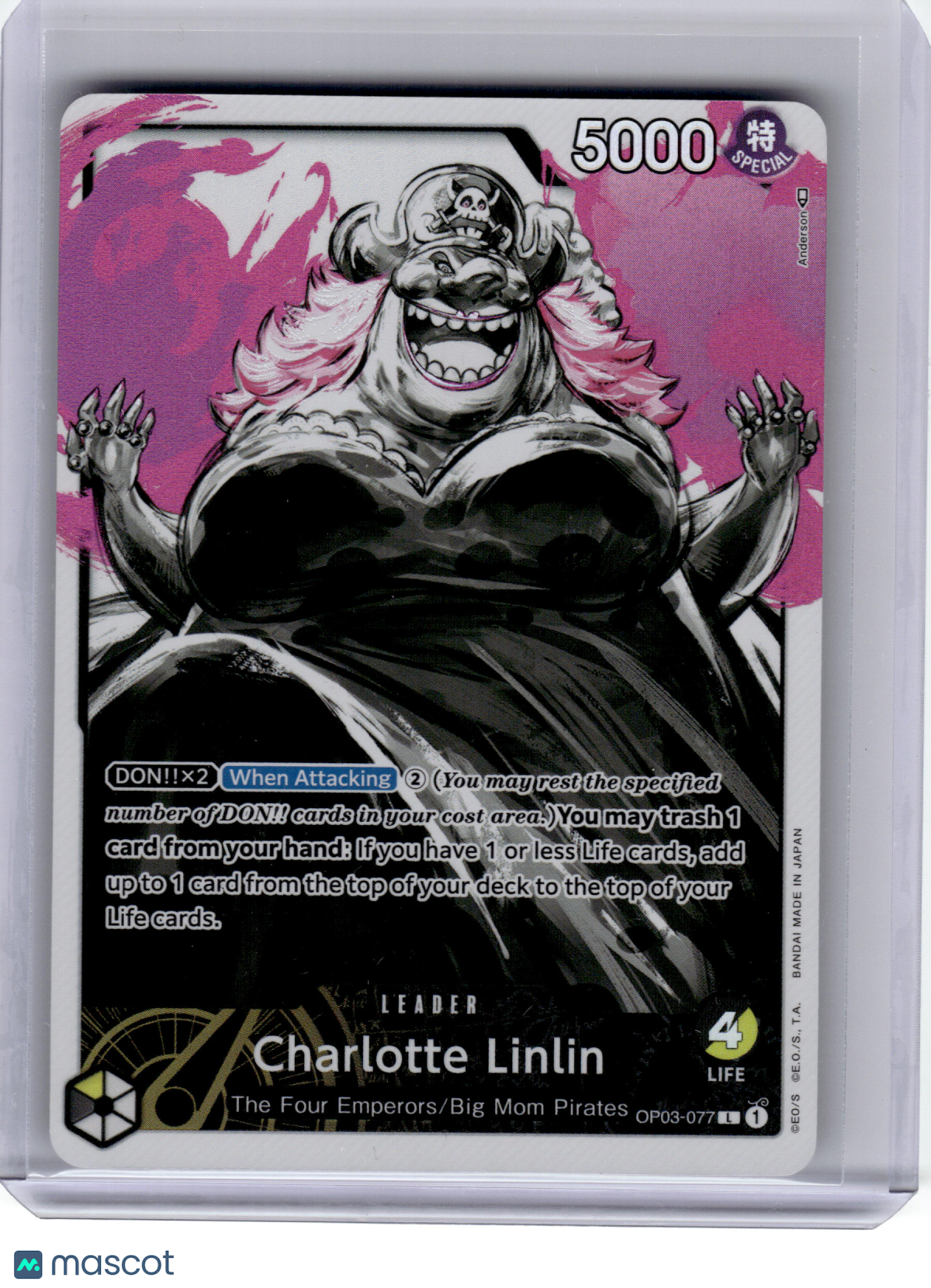 2023 OP CCG—Charlotte Linlin OP03-077 Pillars of Strength—L Foil (Alternate Art)