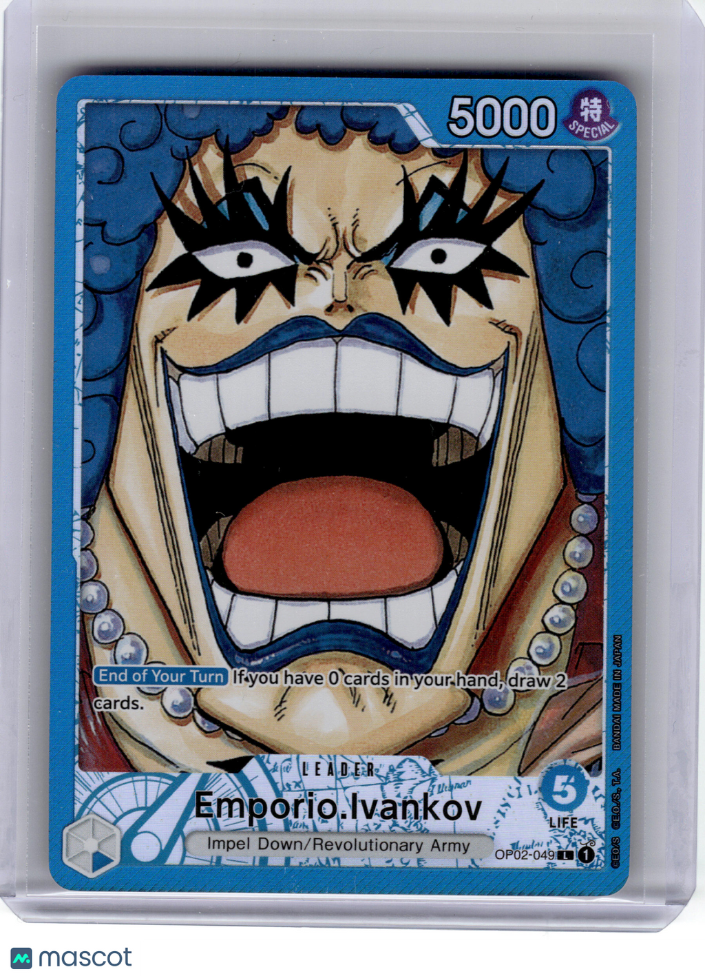 2023 One Piece CCG—Emporio.Ivankov #OP02-049 Paramount War—Leader Foil (Alt Art)