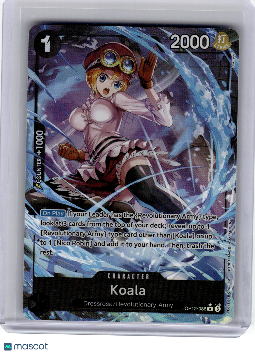 2025 One Piece CCG—Koala OP12-086 Legacy of the Master—Rare Foil (Alternate Art)
