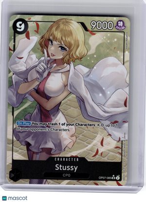 2024 One Piece CCG—Stussy #OP07-085 500 Years in the Future—SR Foil (Parallel)