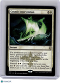 2021 MagicTG—Cosmic Intervention #003 Kaldheim Commander—Rare Non-Foil