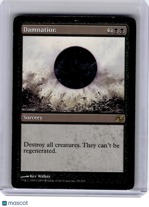 2007 MagicTG—Damnation #85 Planar Chaos—Rare Non-Foil [Damage]