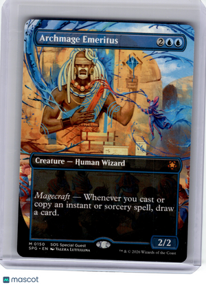 2023 MagicTG—Archmage Emeritus #150 Special Guests—Mythic Non-Foil (Borderless)