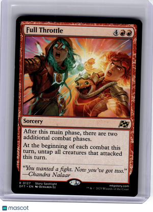 2025 MagicTG—Full Throttle #127 Aetherdrift—Rare Non-Foil