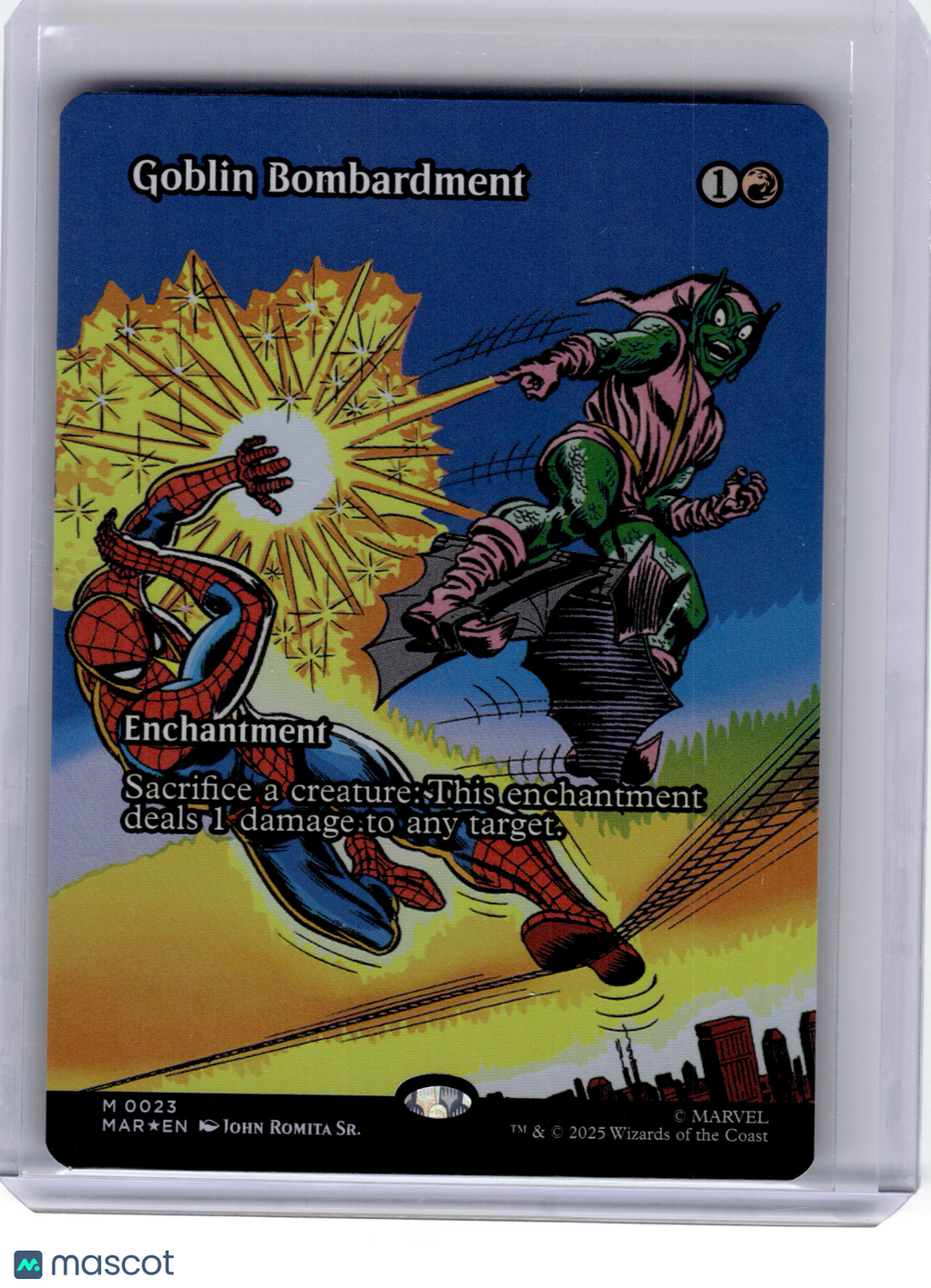 2025 MagicTG—Goblin Bombardment #23 MAR—Mythic Foil (Borderless)