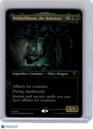 2026 MagicTG—Witherbloom, the Balancer #288 SOS—Mythic Foil (Borderless)