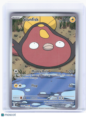 2025 Pokemon—Stunfisk #118 White Flare—Illustration Rare Holo [Lightly Played]