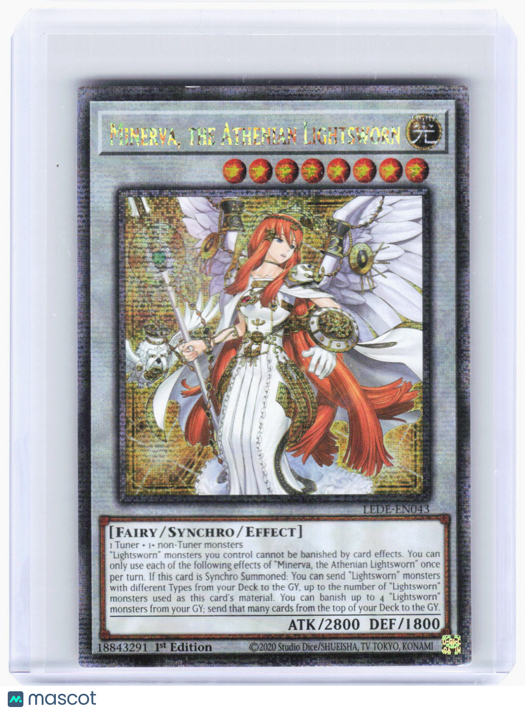 2024 YuGiOh!—Minerva, the Athenian Lightsworn #LEDE-EN043—QCSR Foil