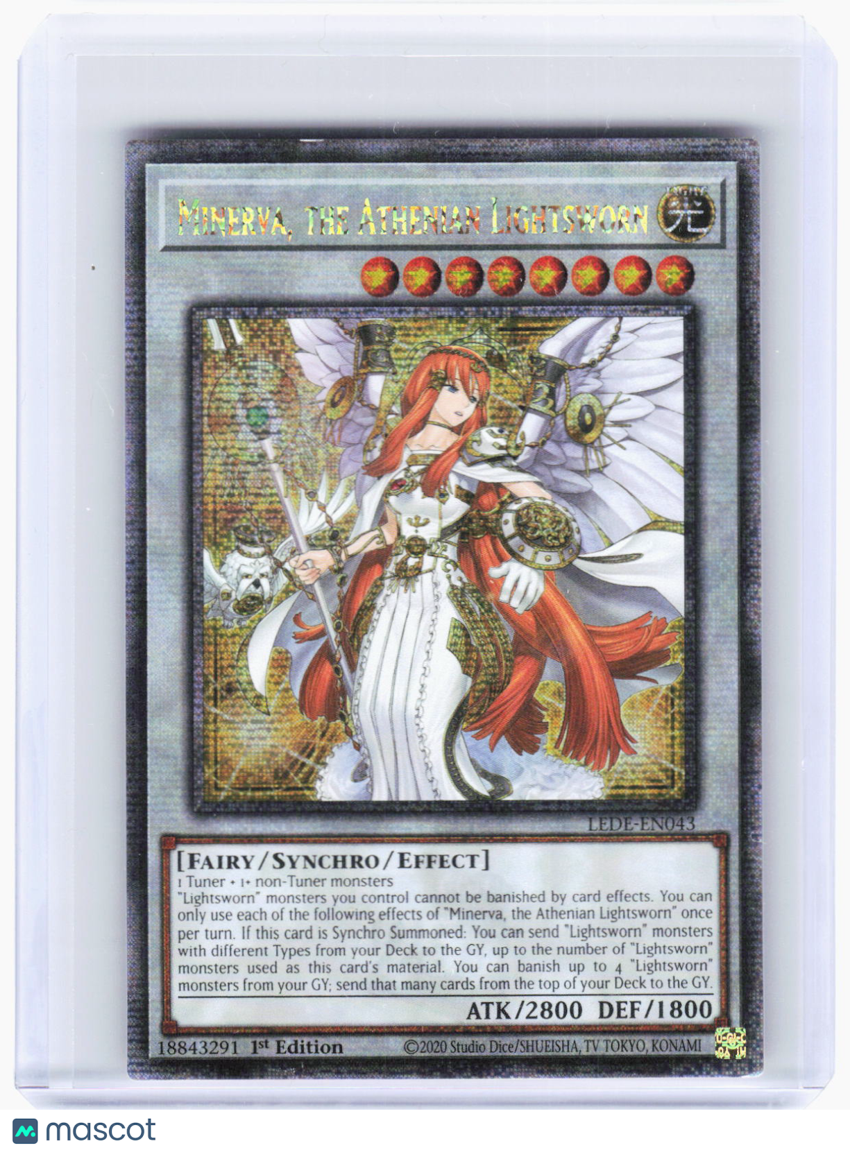 2024 YuGiOh!—Minerva, the Athenian Lightsworn #LEDE-EN043—QCSR Foil