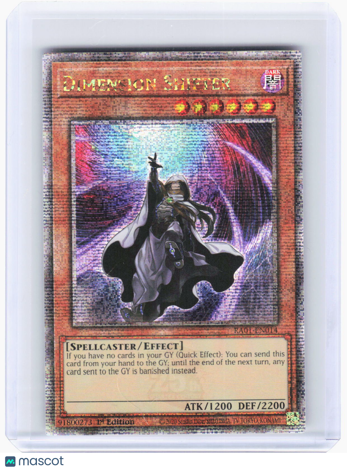 2023 Yu-Gi-Oh!—Dimension Shifter #RA01-EN014—QCSR Foil