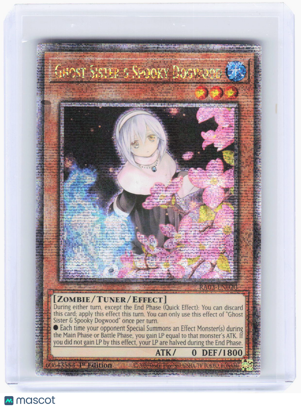 2024 Yu-Gi-Oh!—Ghost Sister & Spooky Dogwood #RA03-EN020—QCSR Foil