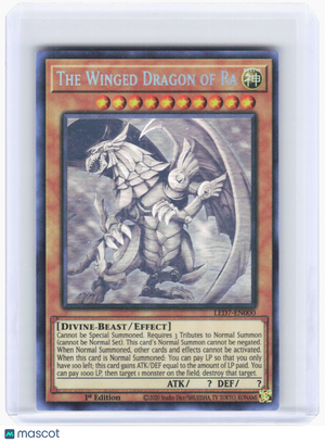 2020 Yu-Gi-Oh!—The Winged Dragon of Ra #LED7-EN000—Ghost Rare Foil