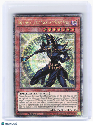 2024 Yu-Gi-Oh!—Dark Magician the Magician of Black Magic #INFO-EN006—QCSR Foil