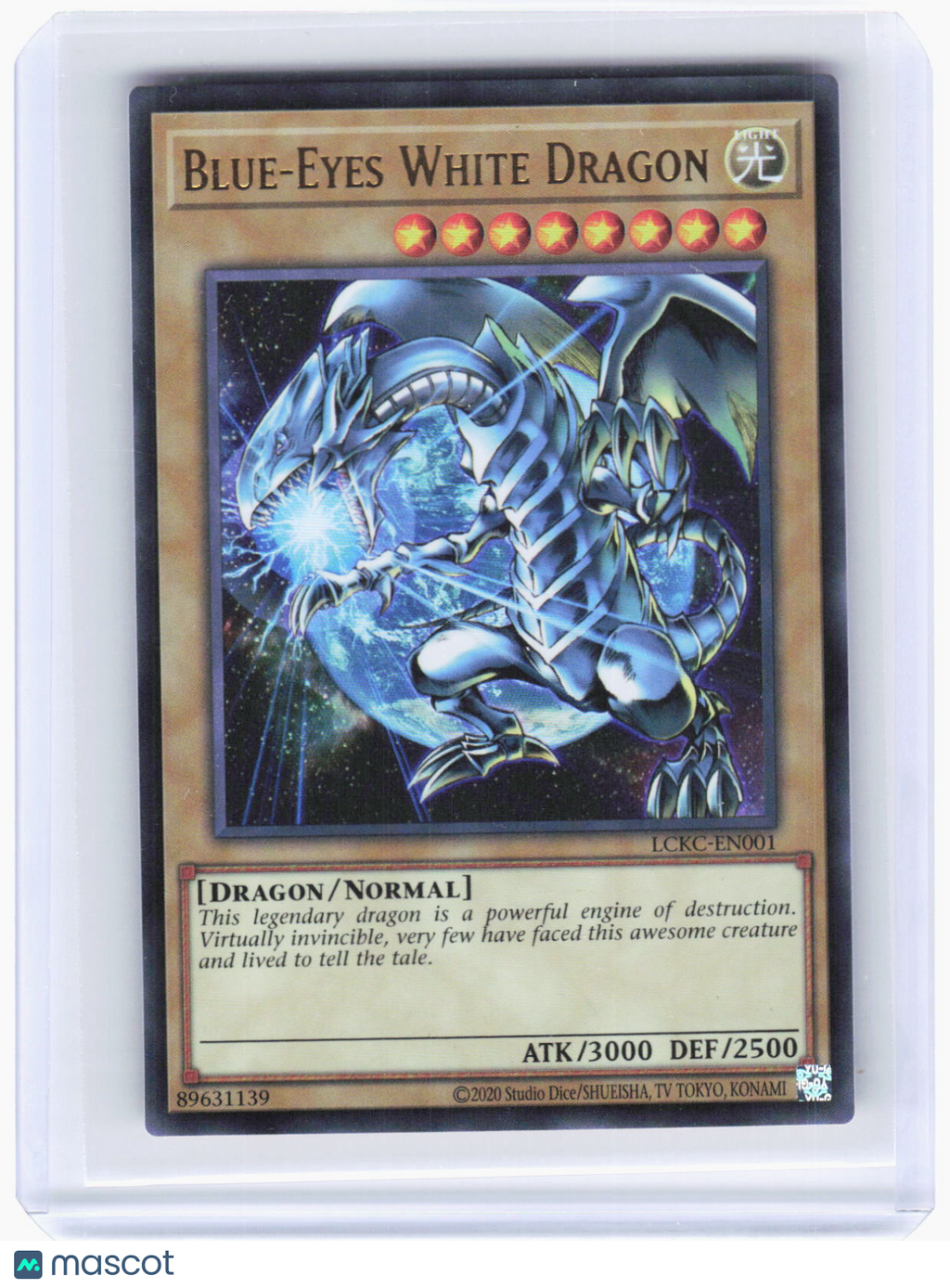 2018 Yu-Gi-Oh!—Blue-Eyes White Dragon #LCKC-EN001—Ultra Rare Foil