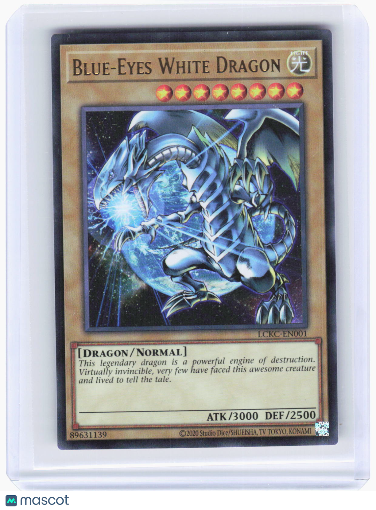 2018 Yu-Gi-Oh!—Blue-Eyes White Dragon #LCKC-EN001—Ultra Rare Foil