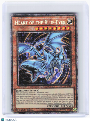 2024 Yu-Gi-Oh!—Heart of the Blue-Eyes #ROTA-EN004 Rage of the Abyss—QCSR Foil
