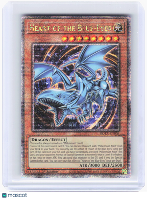 2024 Yu-Gi-Oh!—Heart of the Blue-Eyes #ROTA-EN004 Rage of the Abyss—QCSR Foil