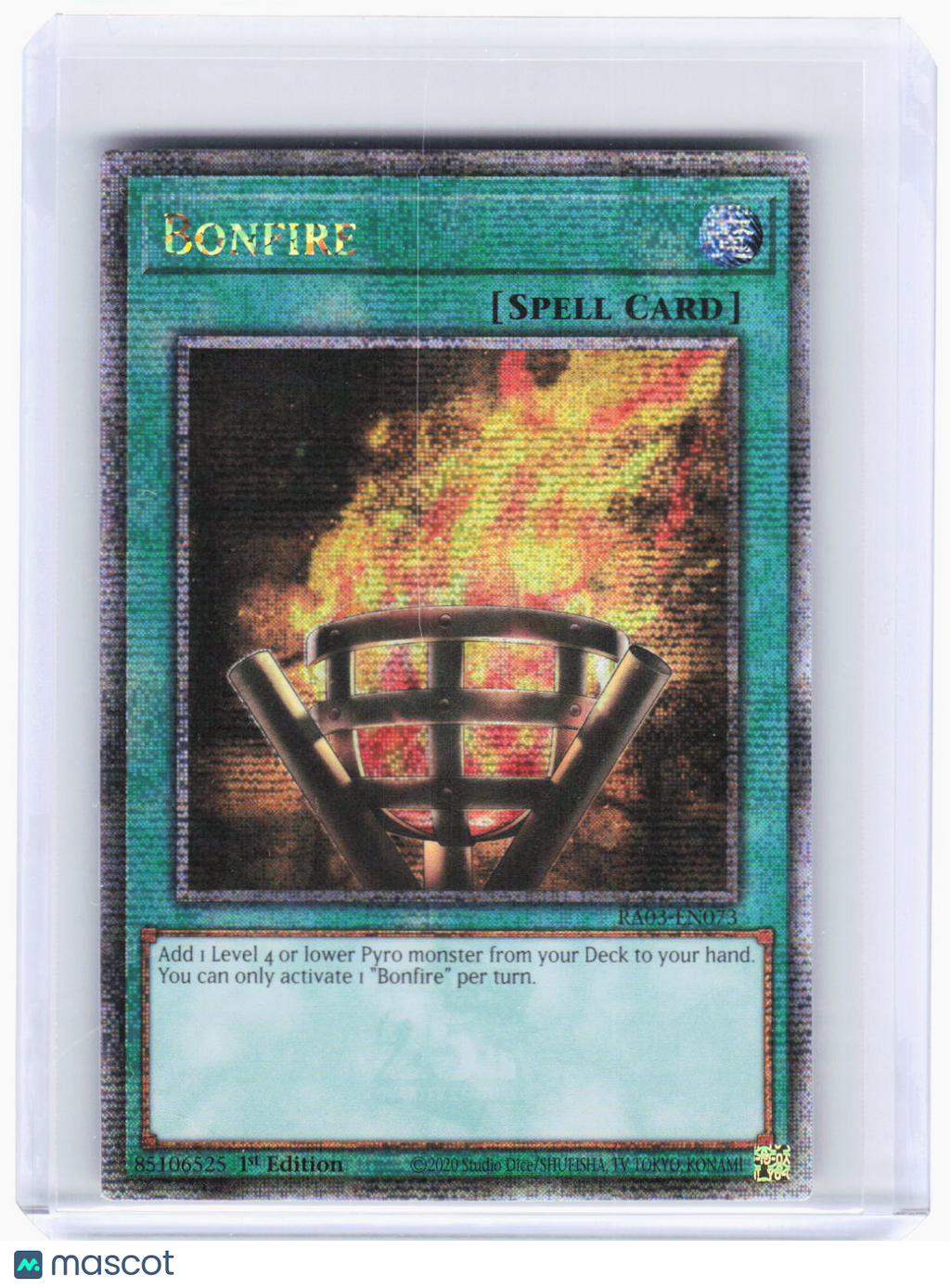 2024 Yu-Gi-Oh!—Bonfire #RA03-EN073 Quarter Century Bonanza—QCSR Foil