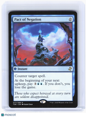 2021 Magic: TG—Pact of Negation #77 Time Spiral: Remastered—Rare Nonfoil [LP]