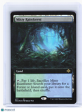 2021 Magic: TG—Misty Rainforest #477 Modern Horizons 2—Rare Foil (Ext Art) [LP]