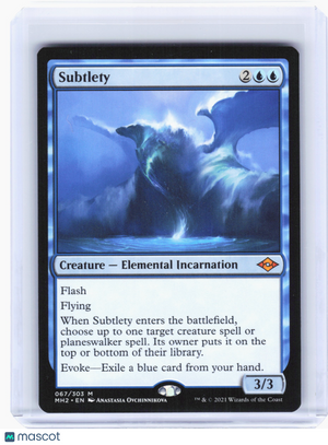 2021 Magic: The Gathering—Subtlety #67 Modern Horizons 2—Mythic Nonfoil