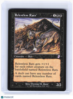 2021 MTG—Relentless Rats #329 Time Spiral: Remastered—S Nonfoil (Retro Frame)
