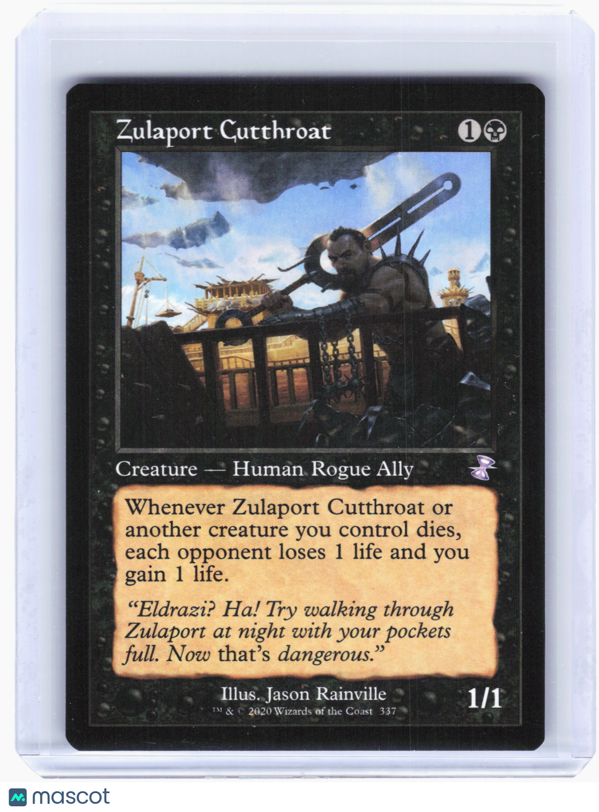 2021 MTG—Zulaport Cutthroat #337 Time Spiral: Remastered—S Nonfoil (Retro Frame)