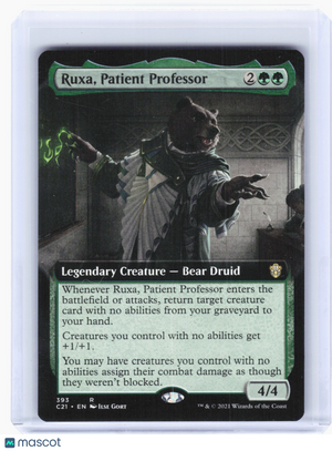 2021 MTG—Ruxa, Patient Professor #393 Commander 2021—Rare Nonfoil (Ext Art)