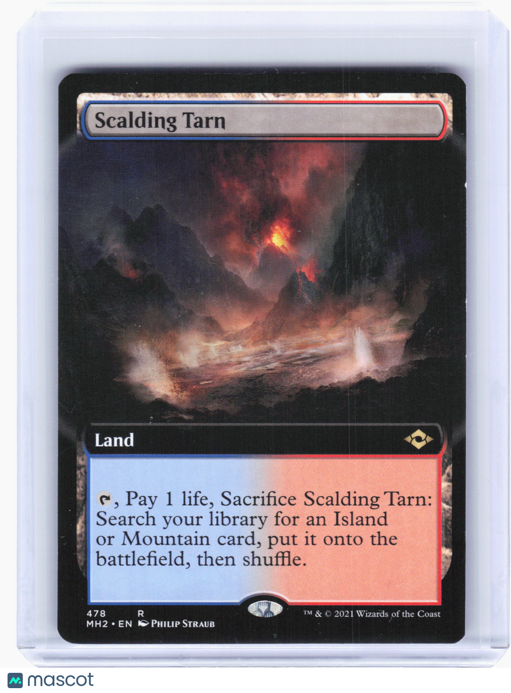 2021 Magic: TG—Scalding Tarn #478 Modern Horizons 2—Rare Nonfoil (Extended Art)