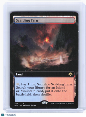 2021 Magic: TG—Scalding Tarn #478 Modern Horizons 2—Rare Nonfoil (Extended Art)