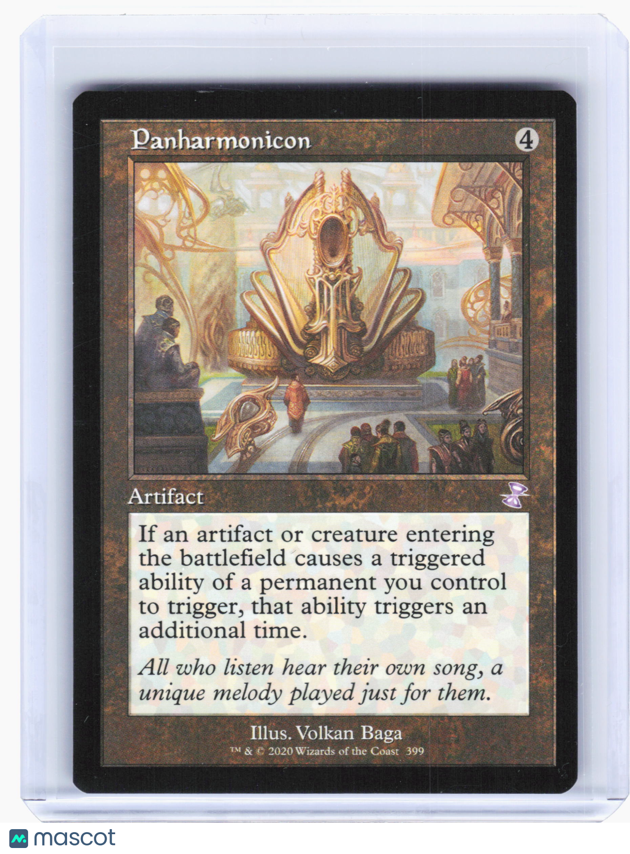 2021 MTG—Panharmonicon #399 Time Spiral: Remastered—S Nonfoil (Retro Frame)