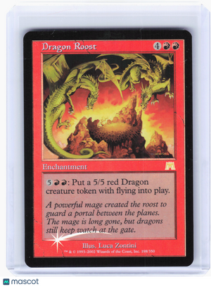 2002 Magic: The Gathering—Dragon Roost #198 Onslaught—Foil Foil [Lightly Played]