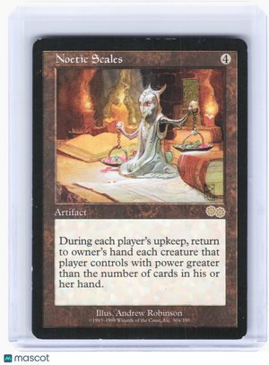 1998 Magic: The Gathering—Noetic Scales #304 Urza's Saga—Rare Nonfoil [HP]
