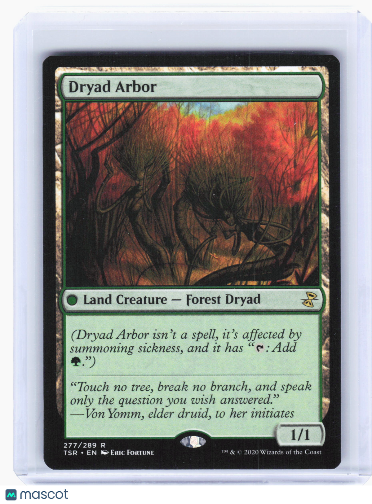 2021 Magic: The Gathering—Dryad Arbor #277 Time Spiral: Remastered—Rare Nonfoil