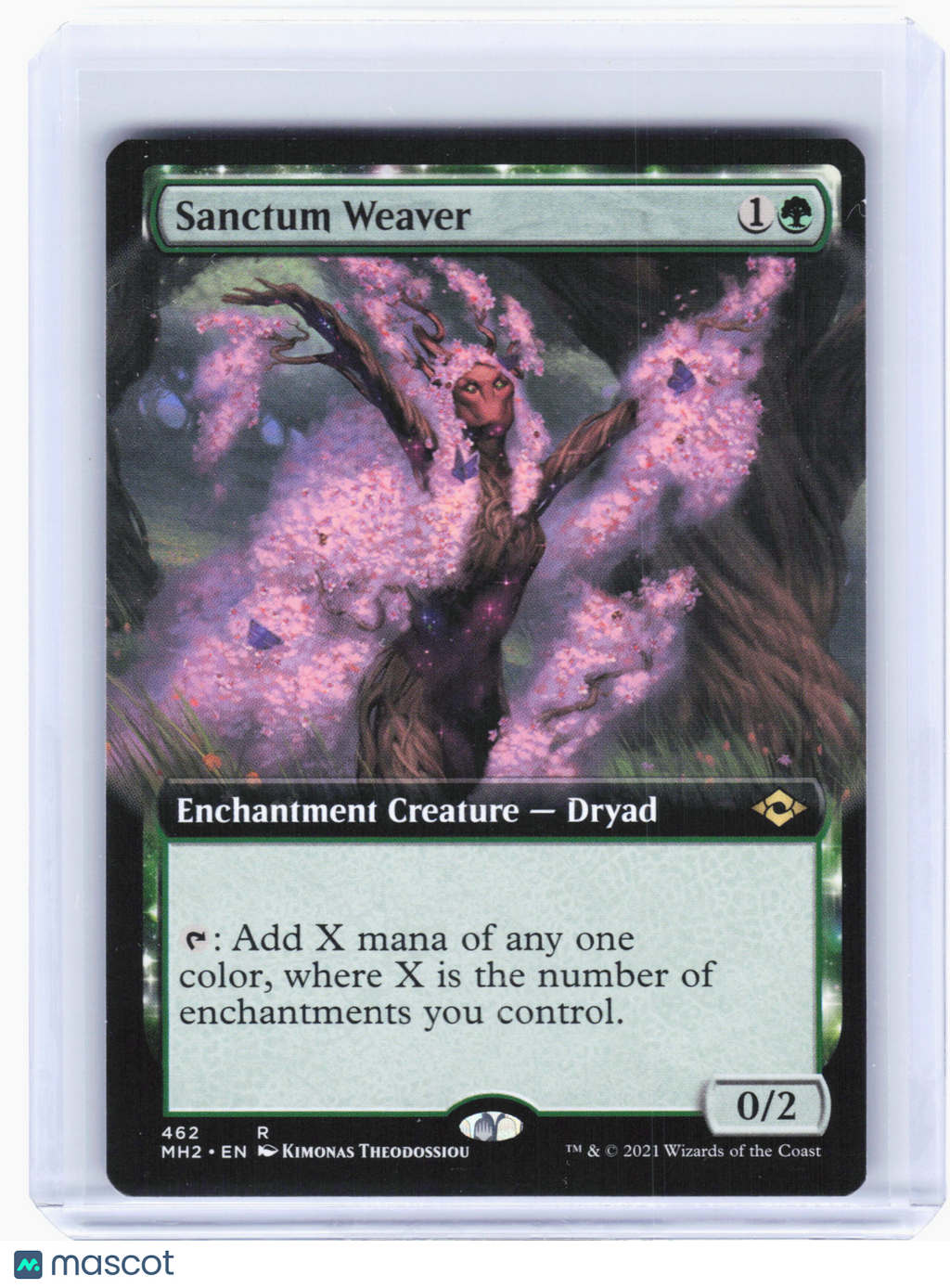 2021 Magic: TG—Sanctum Weaver #462 Modern Horizons 2—Rare Nonfoil (Ext Art)