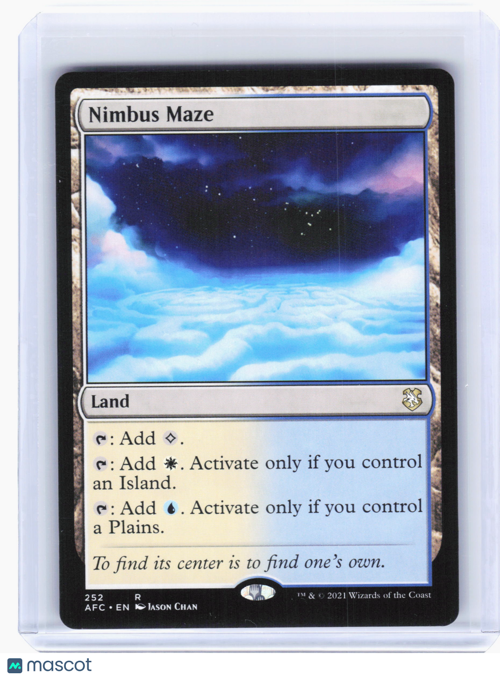 2021 Magic: The Gathering—Nimbus Maze #252 AFC—Rare Nonfoil