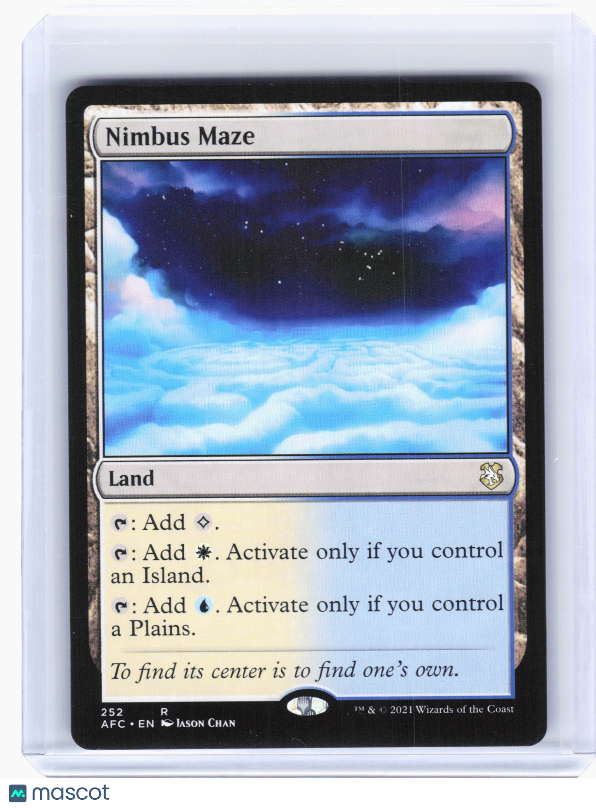 2021 Magic: The Gathering—Nimbus Maze #252 AFC—Rare Nonfoil